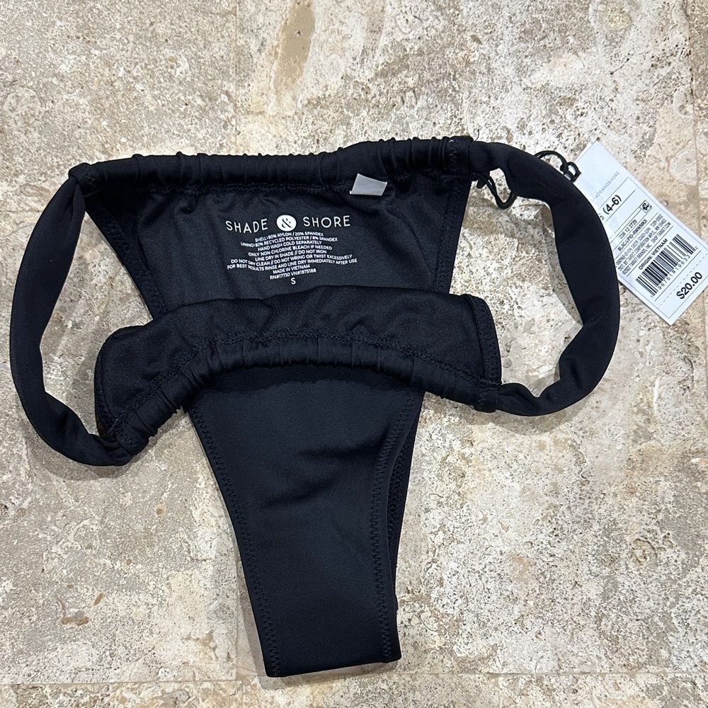 Shade & Shore Adjustable Thong Swim Bottom